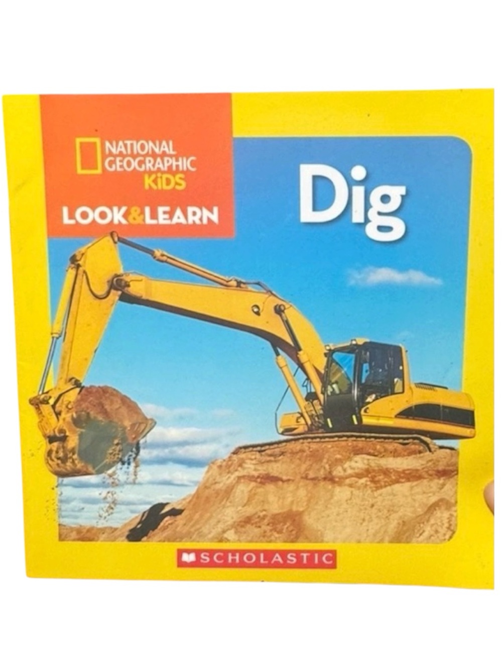 NATIONAL GEOGRAPHIC Kids "Dig" Look & Learn Book - Yellow